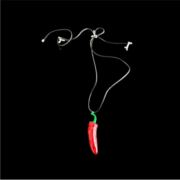 NWOT Zara Chili Pepper Pendant Necklace - Picture 12 of 12